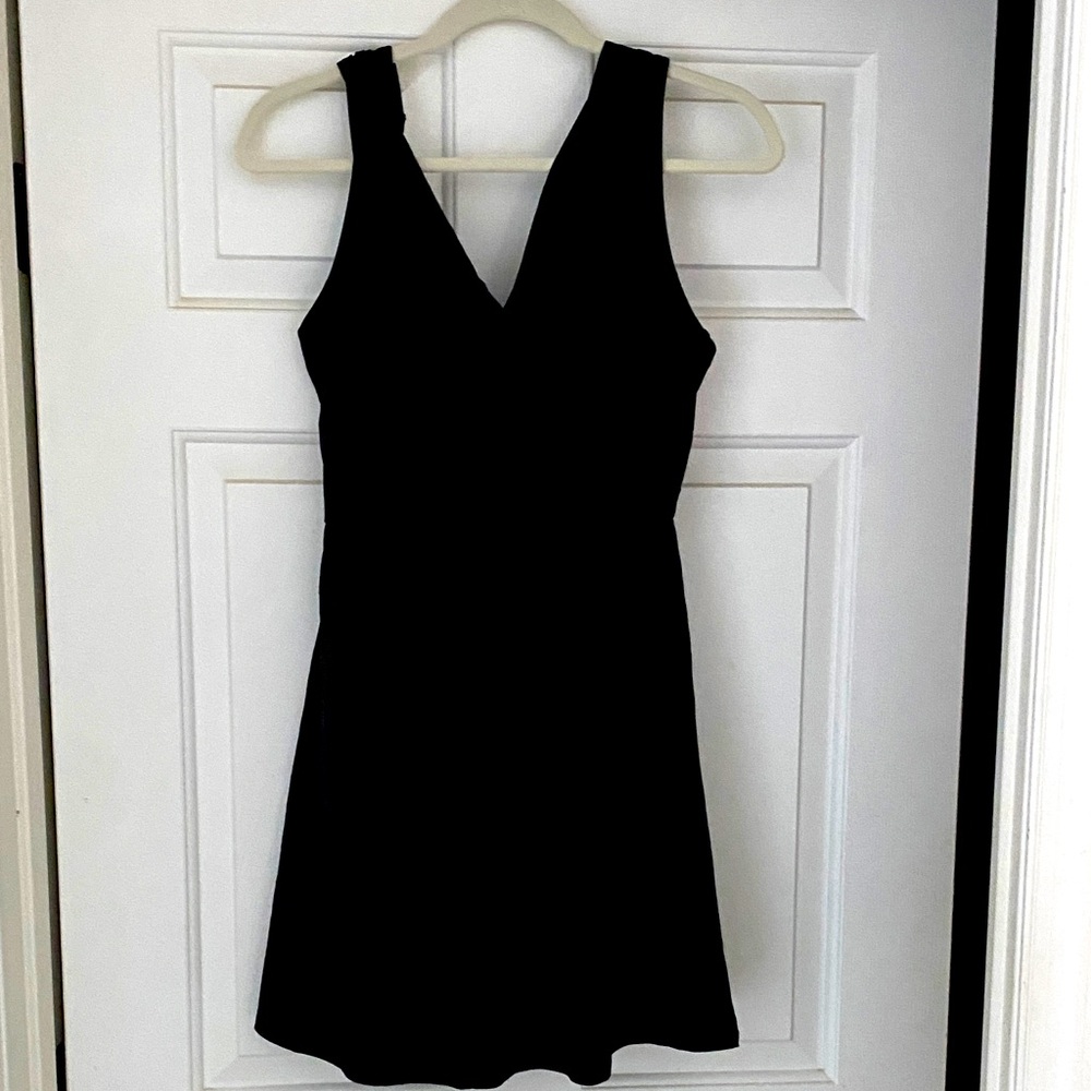 Land End’s Black Swim Dress
